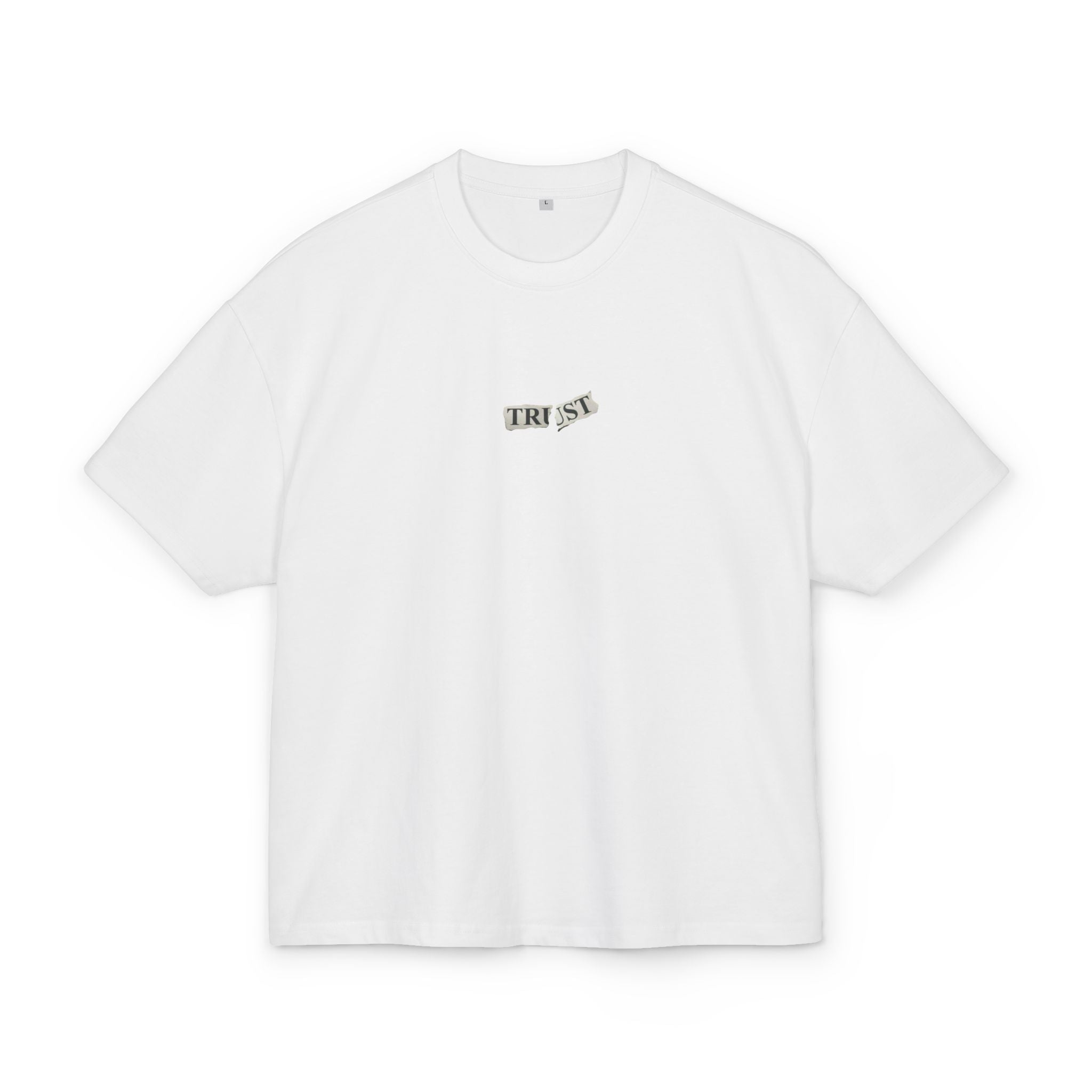 Box Tee — Minimal 'TRUST'