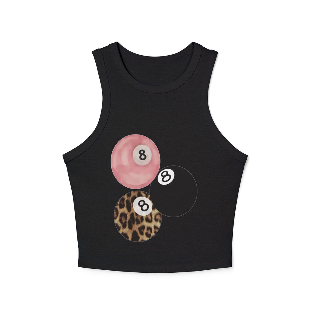 8-Ball Trio Racer Crop Tank