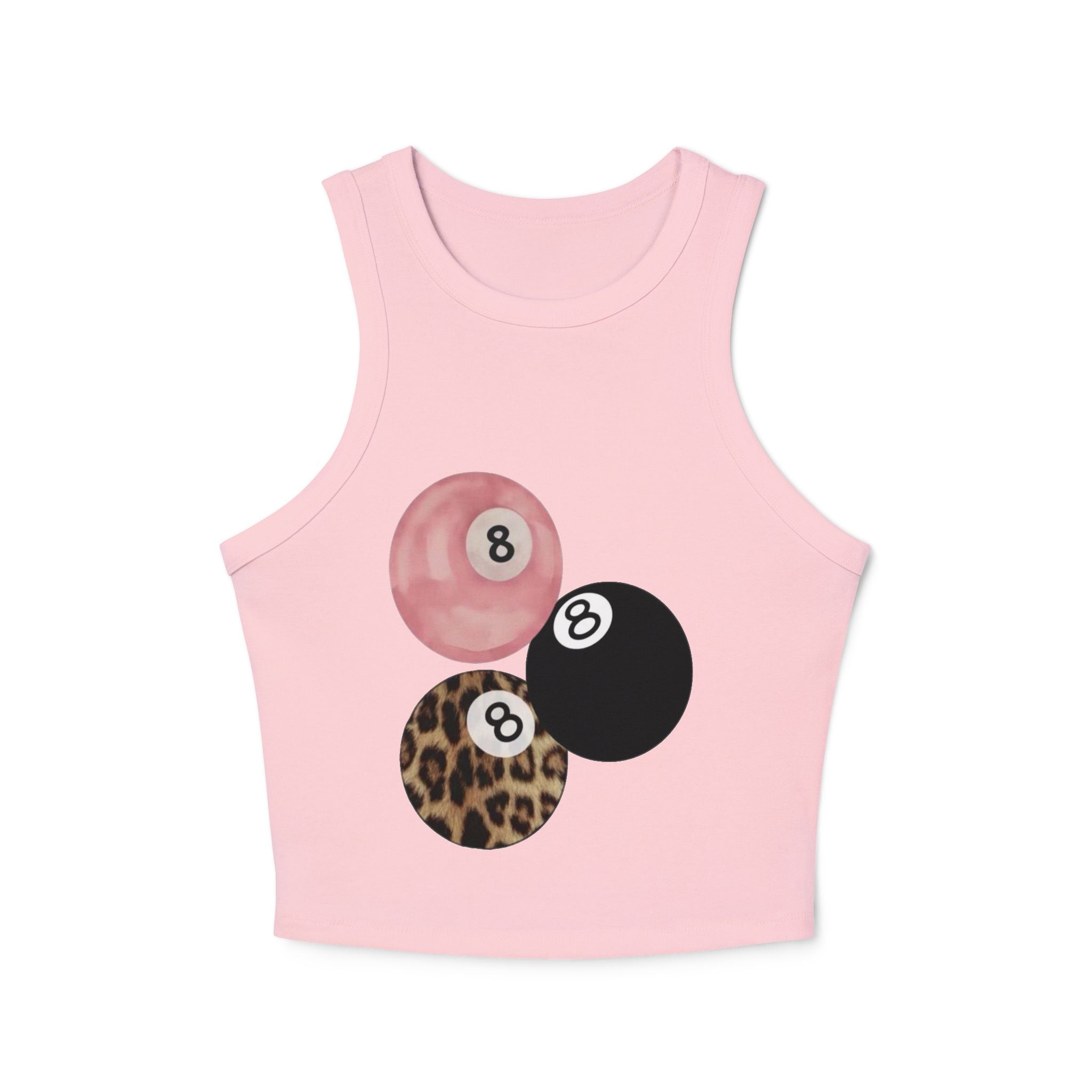 8-Ball Trio Racer Crop Tank