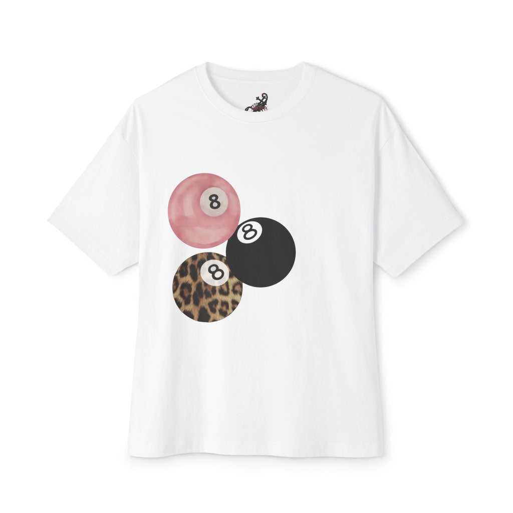Leopard & Pink Pool Ball T-Shirt